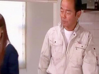 Japanese Father-in-Law's Kinky XXX Threesome with Son and Wife with Dildos, Tokyo Nippon